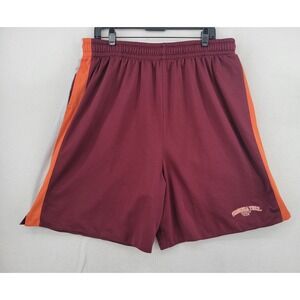 Vintage Virginia Tech Hokies Steve and Barry's NCAA Men's Shorts Size XL Red